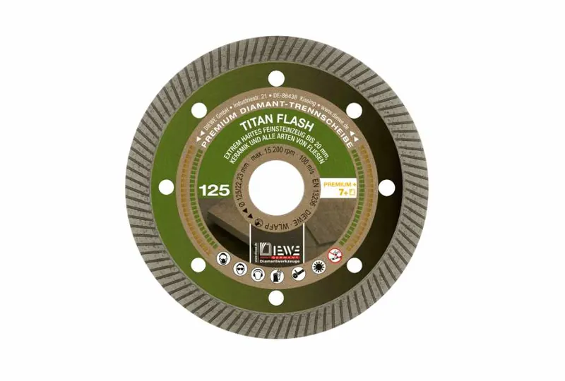 DIEWE TITAN FLASH · Premium + 7+ · Ø 125 mm
