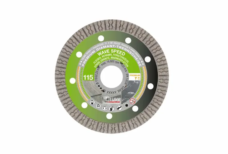 DIEWE WAVE SPEED · Premium 7 · Ø 115 mm